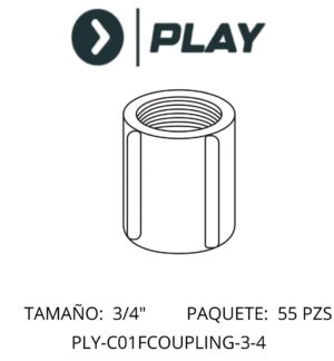 PLY-C01FCOUPLING-3-4