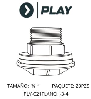 PLY-C21FLANCH-3-4